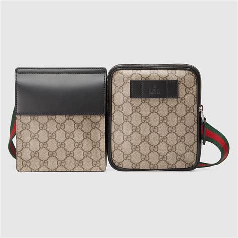 gucci supreme belt bag nz|Gucci belt bag 2 pouches.